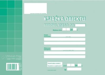 Opakowanie Książka obiektu budowlanego 604-1