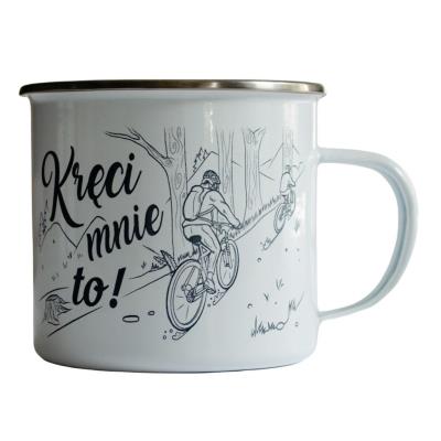 Opakowanie Kubek emaliowany - Kręci mnie to!