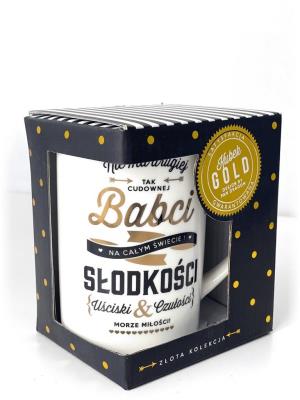 Opakowanie Kubek GOLD Babcia
