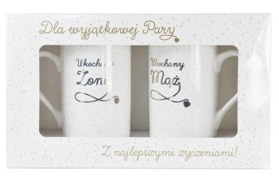 Opakowanie Kubek komplet Q 787 Ślub (Ukochany Mąż/Żona)