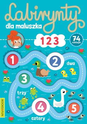 Labirynty dla maluszka 123. Autor: Opracowanie zbiorowe. SmakLiter.pl Okładka książki Labirynty dla maluszka 123