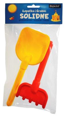 Łopatka i Grabki solidne z polipropylenu. Wydawca: Adamigo. SmakLiter.pl Opakowanie Łopatka i Grabki solidne z polipropylenu