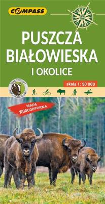 Okładka książki Mapa - Puszcza Białowieska 1: 50 000