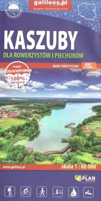Mapa tur. - Kaszuby dla rowerzystów i piechurów. Autor: Opracowanie zbiorowe. SmakLiter.pl Okładka książki Mapa tur. - Kaszuby dla rowerzystów i piechurów
