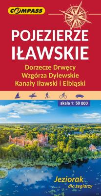 Mapa tur. - Pojezierze Iławskie, Wzgórza Dylewskie. Autor:   Praca zbiorowa. SmakLiter.pl Okładka książki Mapa tur. - Pojezierze Iławskie, Wzgórza Dylewskie