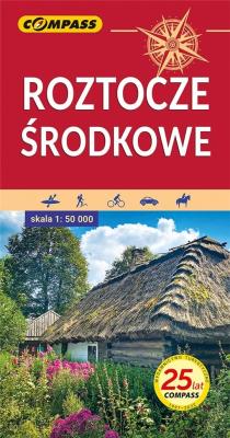 Mapa tur. - Roztocze Środkowe 1:50 000 w.2021. Autor:   Praca zbiorowa. SmakLiter.pl Okładka książki Mapa tur. - Roztocze Środkowe 1:50 000 w.2021