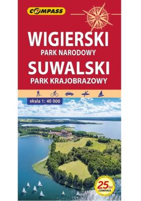 Mapa turystyczna - Wigierski PN, Suwalski PK w.4. Autor:   Praca zbiorowa. SmakLiter.pl Okładka książki Mapa turystyczna - Wigierski PN, Suwalski PK w.4