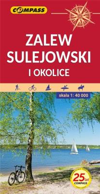 Mapa - Zalew Sulejowski i okolice 1:40 000. Autor:   Praca zbiorowa. SmakLiter.pl Okładka książki Mapa - Zalew Sulejowski i okolice 1:40 000