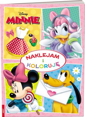 Okładka książki Minnie. Naklejam i koloruje