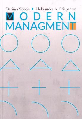 Modern managment. Autor: Dariusz Soboń, Aleksander A. Stiepanov. SmakLiter.pl Okładka książki Modern managment