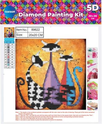 Opakowanie Mozaika diamentowa 5D 20x20cm Cat 89622