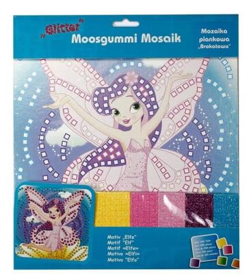 Opakowanie Mozaika piankowa brokatowa Elf