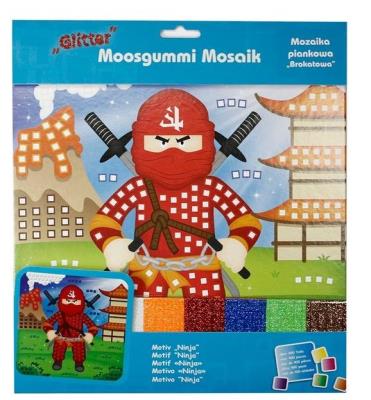 Opakowanie Mozaika piankowa brokatowa Ninja