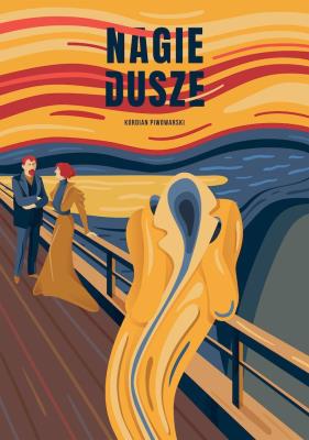 Nagie Dusze. Autor: Kordian Piwowarski. SmakLiter.pl Okładka książki Nagie Dusze