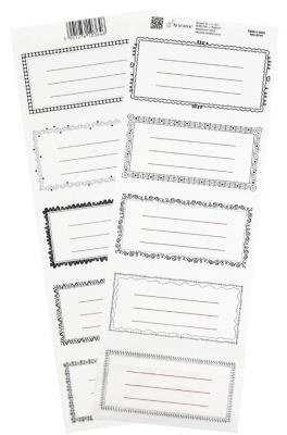 Opakowanie Naklejki na zeszyty No Name - Dziewczynka