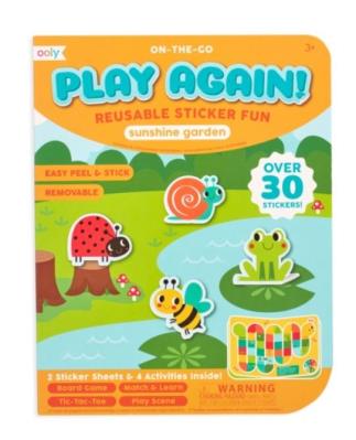 Opakowanie Naklejki wielorazowe mini z grą Play Again Animals