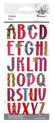 Opakowanie Naklejki wypukłe miękkie alfabet 26szt