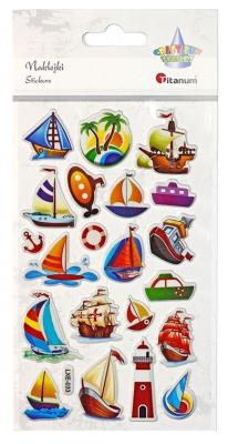 Opakowanie Naklejki wypukłe statki, latarnia morska 21szt