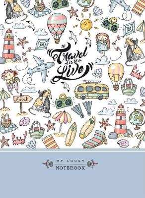 Opakowanie Notatnik ozdobny 145x197/64K kratka TW Podróże