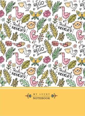 Opakowanie Notatnik ozdobny 145x197/64K kratka TW Tropiki