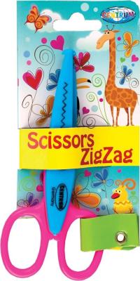 Nożyczki dla dzieci Zig Zag 135mm. Wydawca: Centrum. SmakLiter.pl Opakowanie Nożyczki dla dzieci Zig Zag 135mm