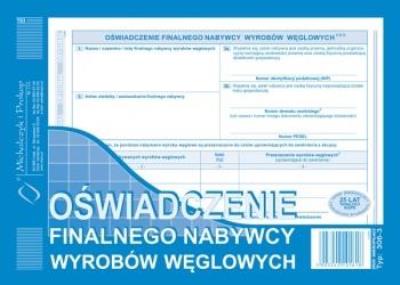 Opakowanie Oświadczenie finalnego nabywcy...306-3