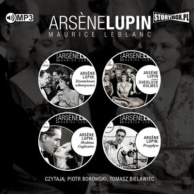 Pakiet: Arsene Lupin 4 CD - Audiobook. Autor: Dariusz Rekosz Maurice Leblanc. SmakLiter.pl Okładka książki Pakiet: Arsene Lupin 4 CD - Audiobook