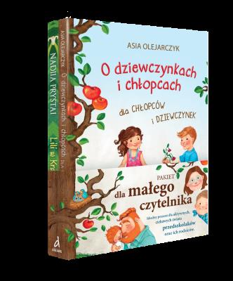 Pakiet Dla małego czytelnika. Autor: Olejarczyk Asia, Nadiia Prystai. SmakLiter.pl Okładka książki Pakiet Dla małego czytelnika