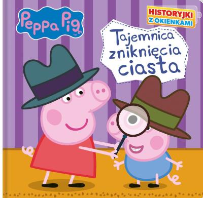 Okładka książki Peppa Pig.Historyjki z okienkami. Tajemnica...