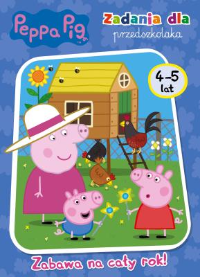 Okładka książki Peppa Pig. Peppa Pig. Zadania dla przedszkolaka