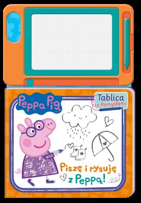 Peppa Pig.Tablica z pomysłami. Piszę i rysuję.... Autor: Opracowanie zbiorowe. SmakLiter.pl Okładka książki Peppa Pig.Tablica z pomysłami. Piszę i rysuję...