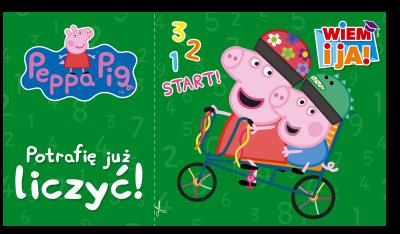Peppa Pig. Wiem i ja! Potrafię już licz liczyć. Autor:   Praca zbiorowa. SmakLiter.pl Okładka książki Peppa Pig. Wiem i ja! Potrafię już licz liczyć