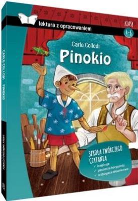 Pinokio z opracowaniem BR SBM. Autor: Carlo Collodi. SmakLiter.pl Okładka książki Pinokio z opracowaniem BR SBM