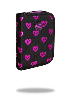 Opakowanie Piórnik Coolpack jednoklapkowy bez wyposażenia CLIPPER ELECTRA HEARTS