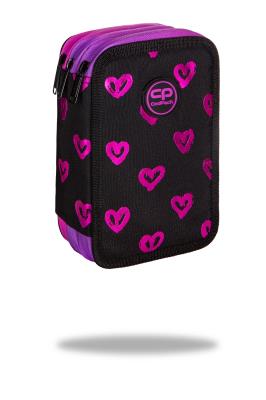 Piórnik Coolpack potrójny z wyposażeniem JUMPER 3 ELECTRA HEARTS. Wydawca: Patio. SmakLiter.pl Opakowanie Piórnik Coolpack potrójny z wyposażeniem JUMPER 3 ELECTRA HEARTS
