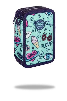 Piórnik Coolpack potrójny z wyposażeniem JUMPER 3 MINT DODDLES. Wydawca: Patio. SmakLiter.pl Opakowanie Piórnik Coolpack potrójny z wyposażeniem JUMPER 3 MINT DODDLES