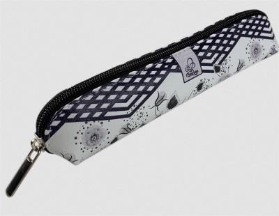 Opakowanie Piórnik mini Orientalne kwiaty w pasach