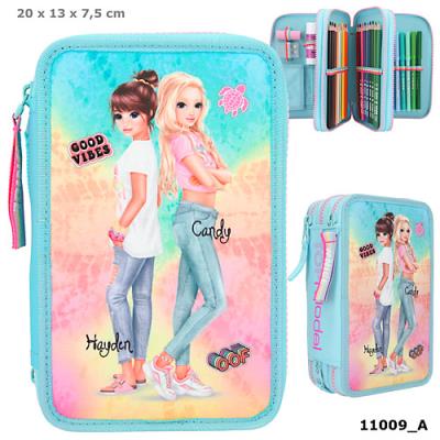 Opakowanie Piórnik potrójny z wyposażeniem TOPModel Nice 11009A