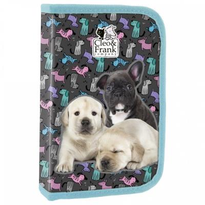 Opakowanie Piórnik z wyposażeniem jednokomorowy Cleo i Frank 24, Derform