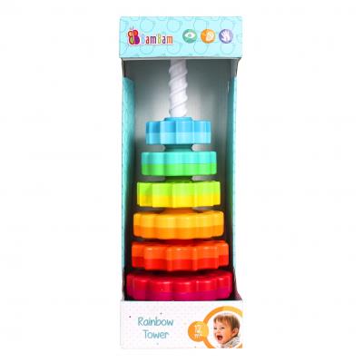 Piramidka tęczowa. Wydawca: BamBam. SmakLiter.pl Opakowanie Piramidka tęczowa