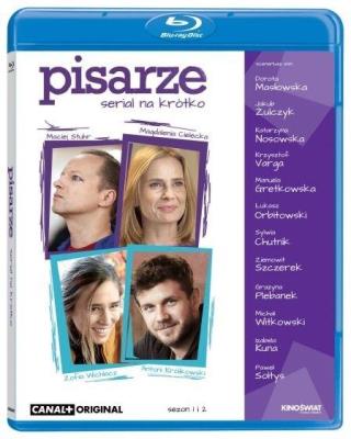 Pisarze. Serial na krótko. Sezon 1 i 2 (blu-ray). Autor: Mikołaj Lizut, Paweł Maślona. SmakLiter.pl Okładka książki Pisarze. Serial na krótko. Sezon 1 i 2 (blu-ray)