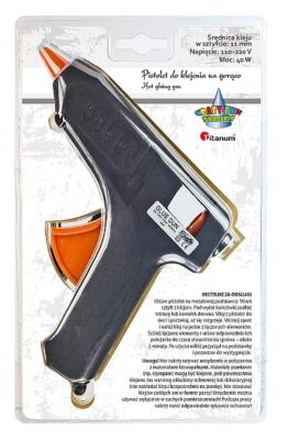Opakowanie Pistolet do klejenia na gorąco 40W na klej 11mm