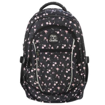 Opakowanie Plecak 3 komorowy usztywniany 18' Chin&Chill. Kwiatki