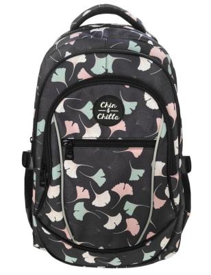 Opakowanie Plecak 3 komorowy usztywniany 18' Chin&Chilla. Liście