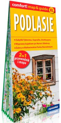 Okładka książki Podlasie; laminowany map&guide (2w1: przewodnik i mapa)