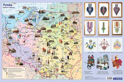 Okładka książki Polska - kultura ludowa. Podkładka na biurko