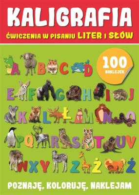 Okładka książki Poznaję, koloruję, naklejam - Kaligrafia
