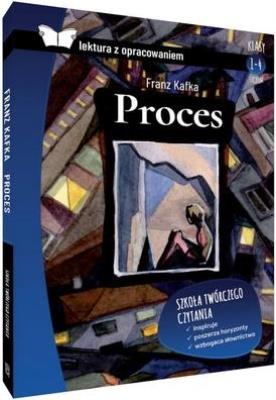 Proces z opracowaniem BR SBM. Autor: Franz Kafka. SmakLiter.pl Okładka książki Proces z opracowaniem BR SBM