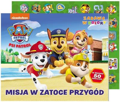 Okładka książki Psi Patrol. Zabawa w kolory. Misja w zatoce...