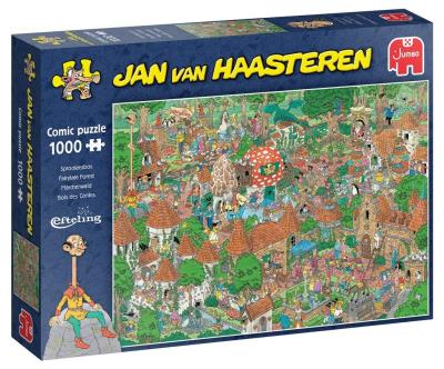Puzzle 1000 Haasteren Bajkowy las G3. Wydawca: Jumbo. SmakLiter.pl Opakowanie Puzzle 1000 Haasteren Bajkowy las G3